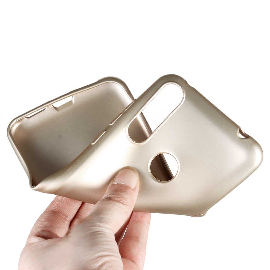 Alcatel 1S 2020 Kılıf Zore Premier Silikon Kapak Rose Gold
