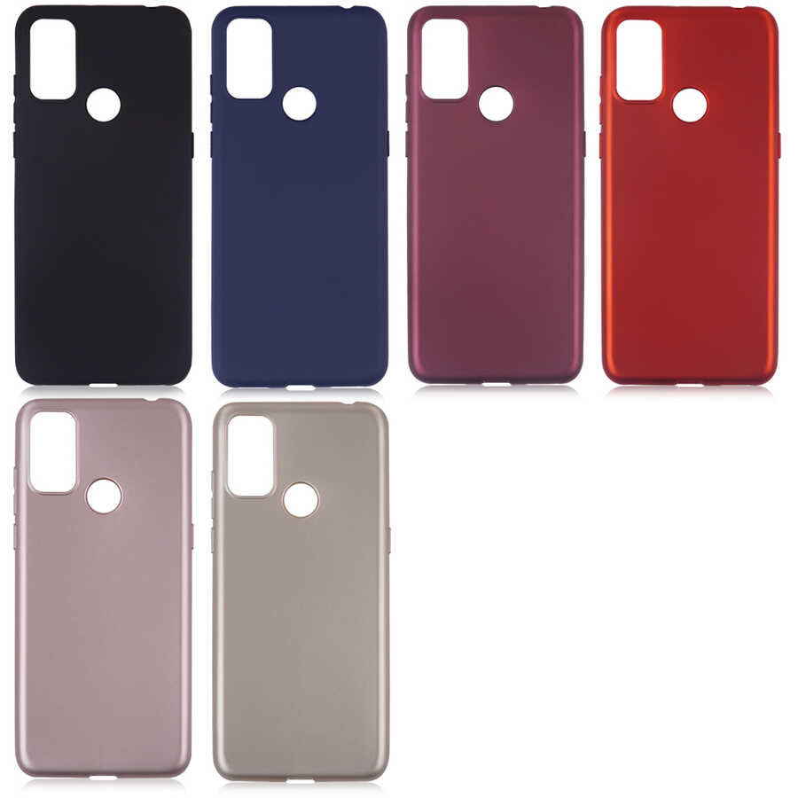 Alcatel 1S 2021 Kılıf Zore Premier Silikon Kapak Rose Gold