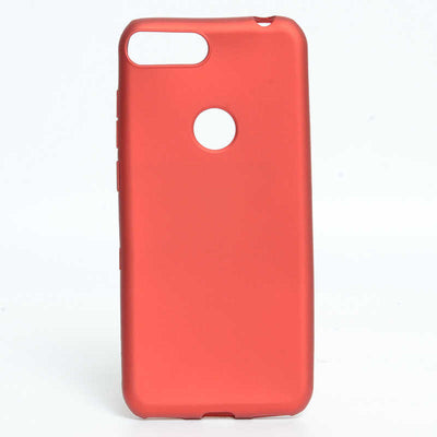 Alcatel 1S Kılıf Zore Premier Silikon Kapak Mürdüm