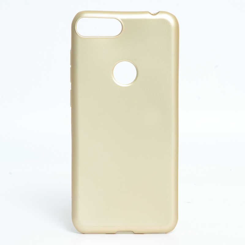 Alcatel 1S Kılıf Zore Premier Silikon Kapak Gold