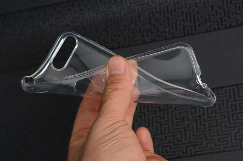 Alcatel 1S Kılıf Zore Süper Silikon Kapak Renksiz