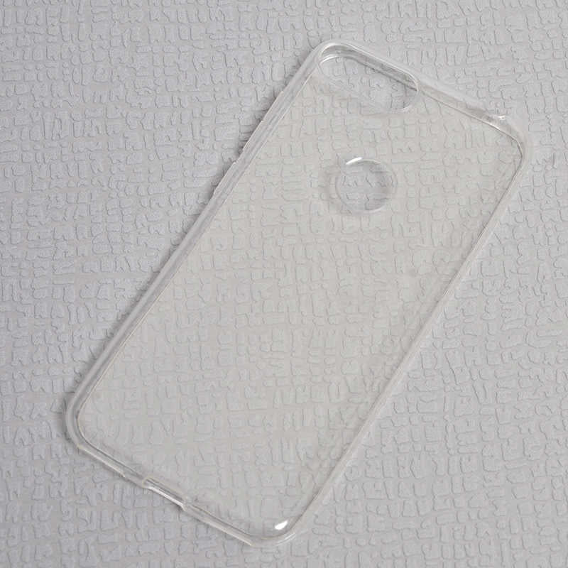 Alcatel 1S Kılıf Zore Süper Silikon Kapak Renksiz