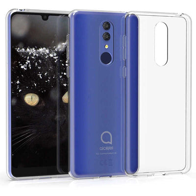 Alcatel 3 2019 Kılıf Zore Süper Silikon Kapak Renksiz