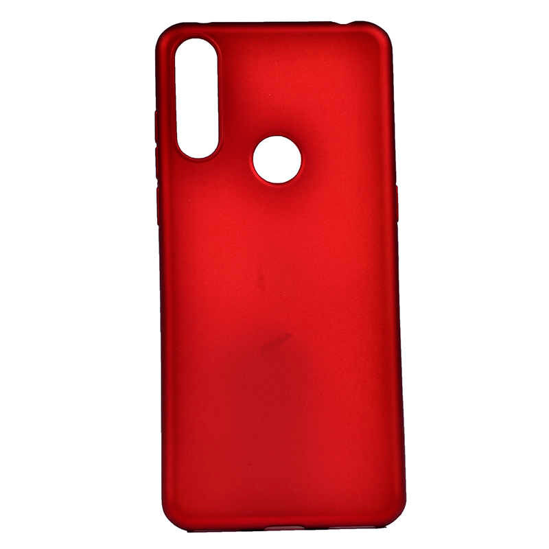 Alcatel 3X 2019 Kılıf Zore Premier Silikon Kapak Mürdüm