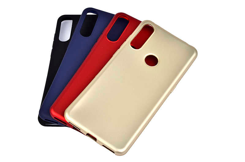 Alcatel 3X 2019 Kılıf Zore Premier Silikon Kapak Gold