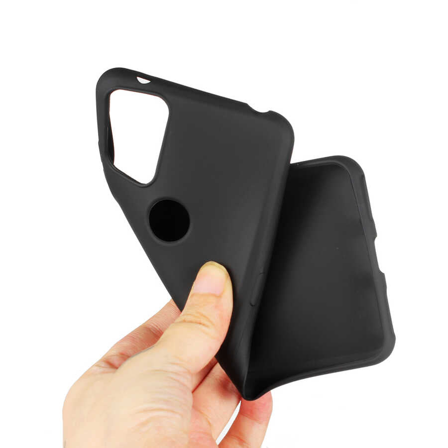 Alcatel 3x 2020 Kılıf Zore Premier Silikon Kapak Mürdüm