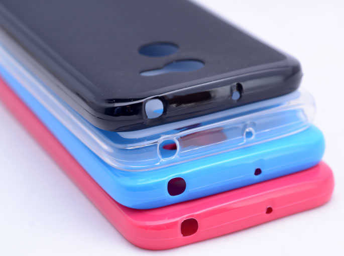 Alcatel A3 Kılıf Zore Süper Silikon Kapak Pembe