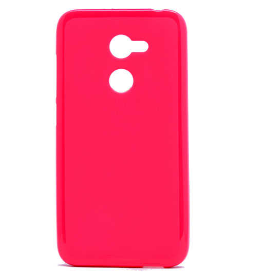 Alcatel A3 Kılıf Zore Süper Silikon Kapak Pembe