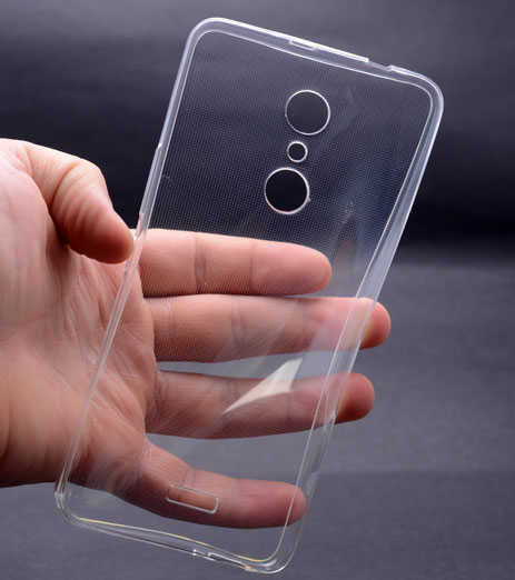 Alcatel A3 XL Kılıf Zore Süper Silikon Kapak Renksiz