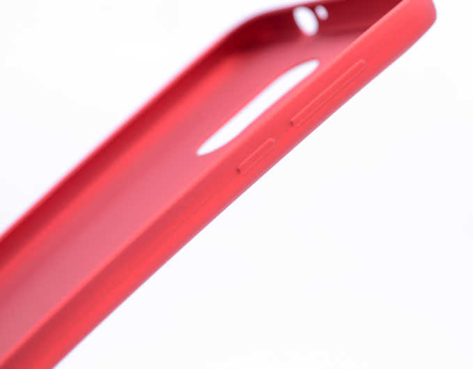 Alcatel A7 Kılıf Zore Premier Silikon Kapak Mürdüm