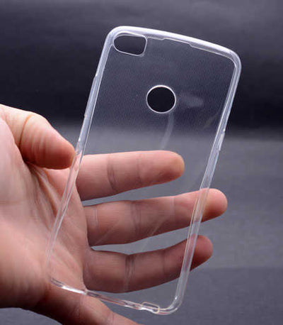 Alcatel Idol 5 Kılıf Zore Süper Silikon Kapak Renksiz