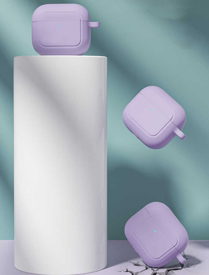 Apple Airpods 3. Nesil Kılıf Zore Airbag 23 Kılıf Kırmızı