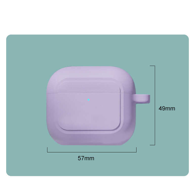 Apple Airpods 3. Nesil Kılıf Zore Airbag 23 Kılıf Siyah