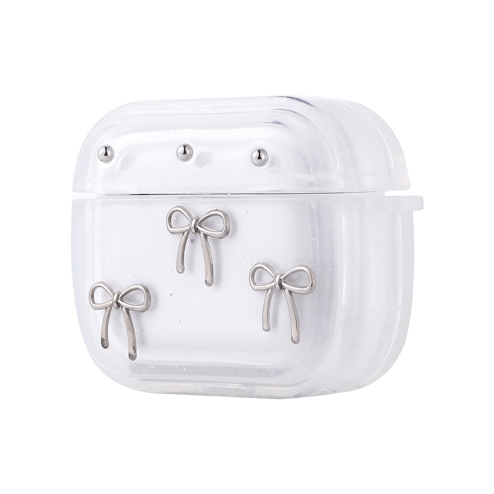 Apple Airpods 3rd Generation Zore Airbag 44 Airbag Design Glitter Transparent Polar Case Star