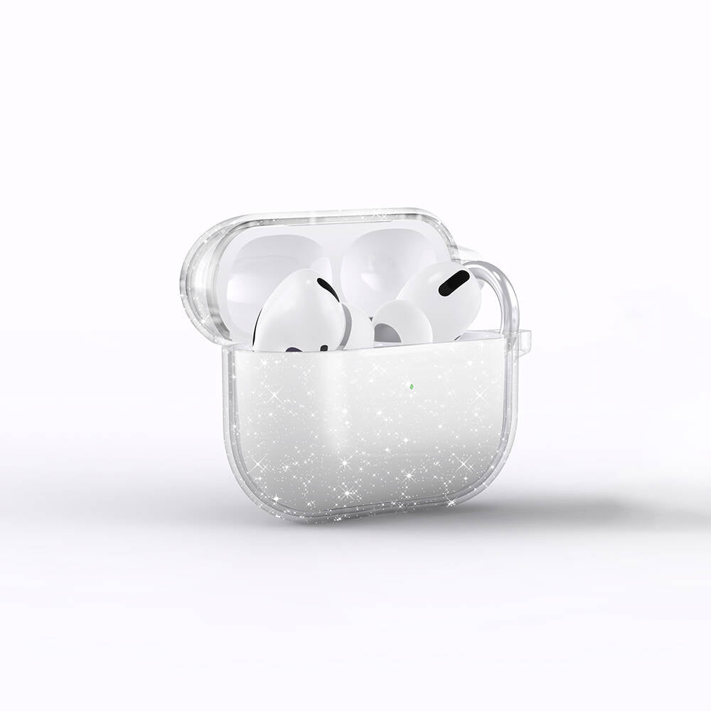 Apple Airpods 3rd Generation Zore Allstar Airbag 32 Shining Glitter Transparent Color Case Transparent
