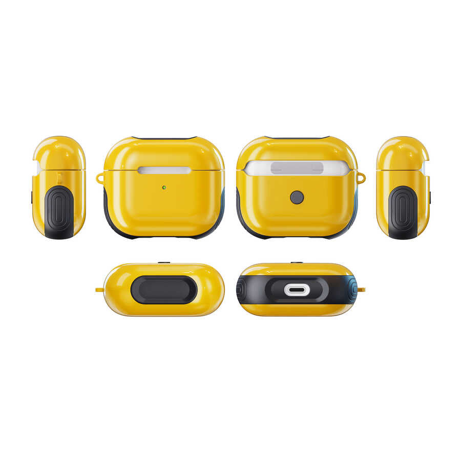 Apple Airpods 3. Nesil Kılıf Zore Shockproof Silikon Siyah