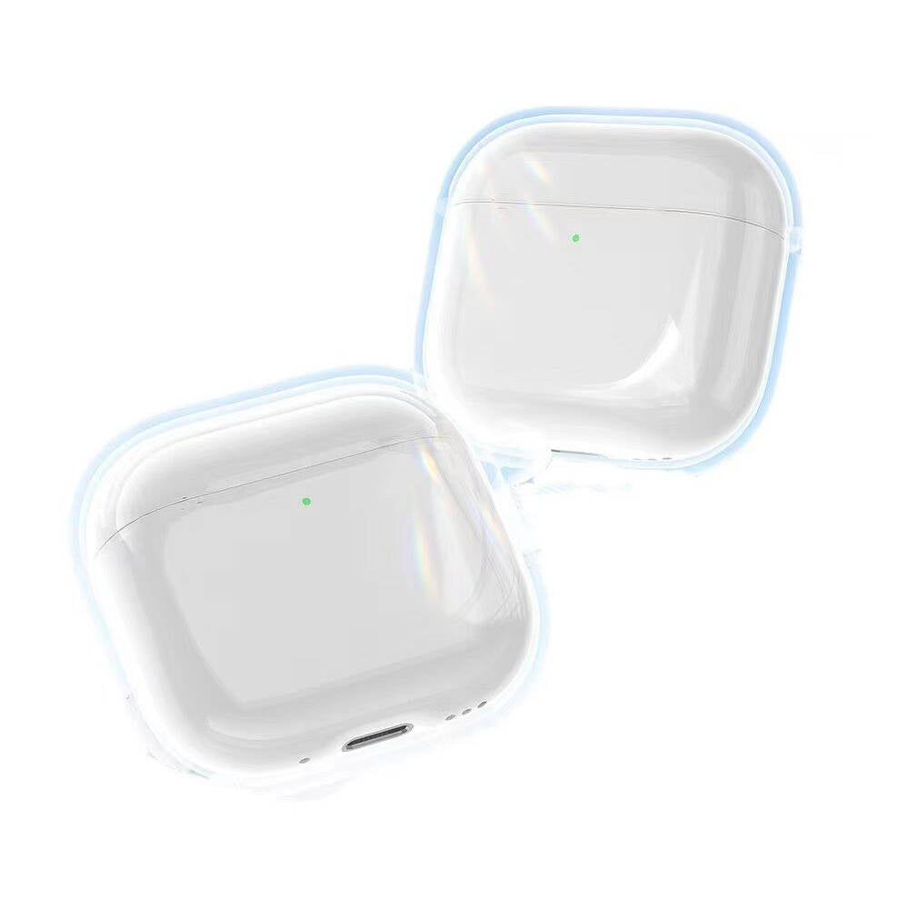 Apple Airpods 4 Case Transparent Crystal Silicone Zore Airbag 14 Case Transparent