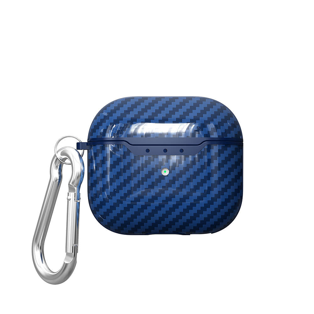 Apple Airpods 4 Case Zore Airbag 05 Silicone Navy Blue