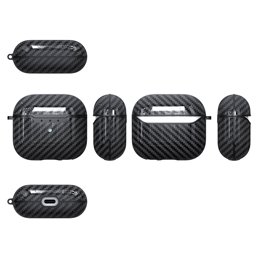 Apple Airpods 4 Case Zore Airbag 05 Silicone Black