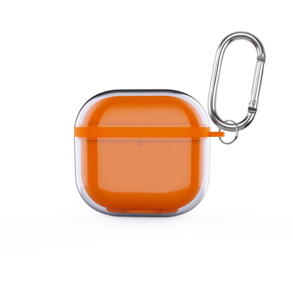 Apple Airpods 4 Zore Airbag 42 Headphone Case with Hanger Orange