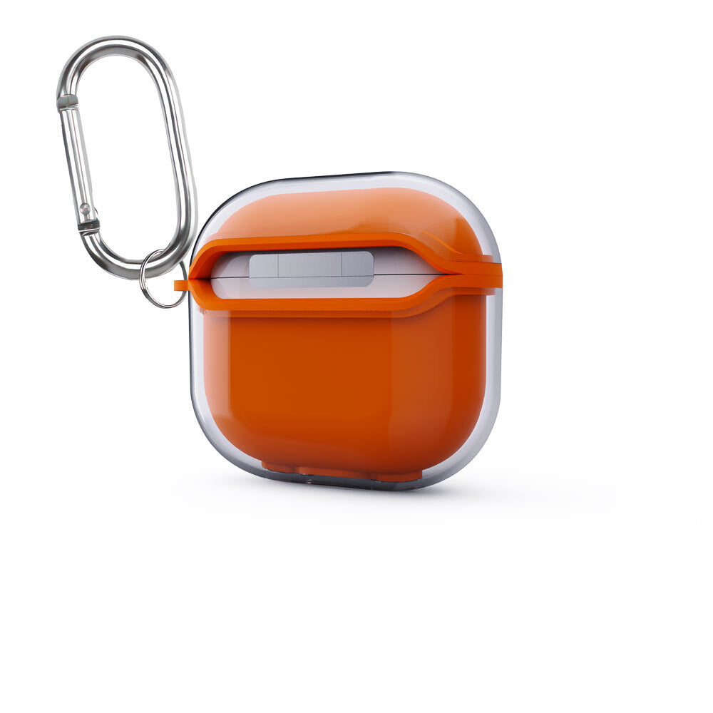 Apple Airpods 4 Zore Airbag 42 Headphone Case with Hanger Orange