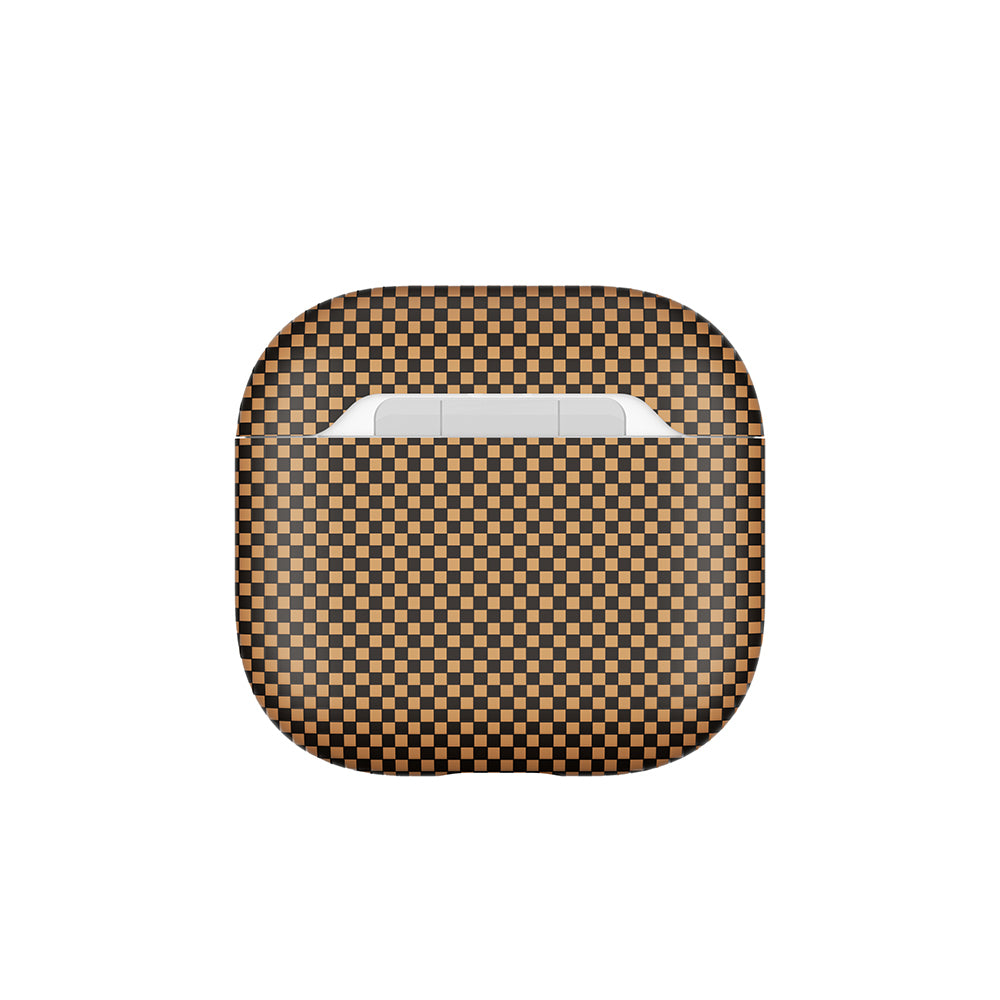 Apple Airpods 4 Zore Airbag 43 600D Carbon Fiber Headphone Case Gold
