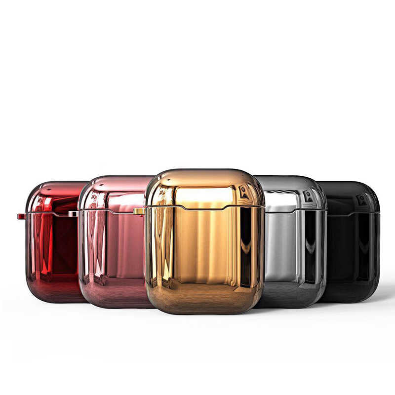 Apple Airpods Kılıf Zore Airbag 08 Silikon Gold