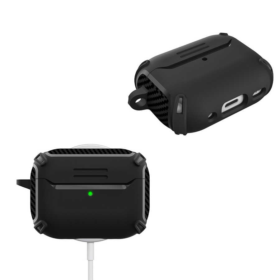 Apple Airpods Pro 2 Kılıf Zore Airbag 26 Silikon Lacivert