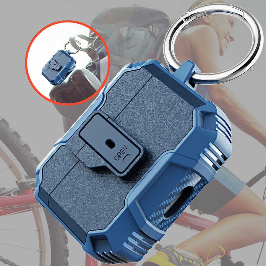 Apple Airpods Pro Kılıf Zore Airbag 27 Silikon Yeşil