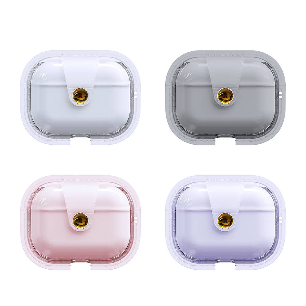 Apple Airpods Pro Zore Airbag 33 Darbelere Karşı Dayanıklı Magnetik Kılıf Pembe