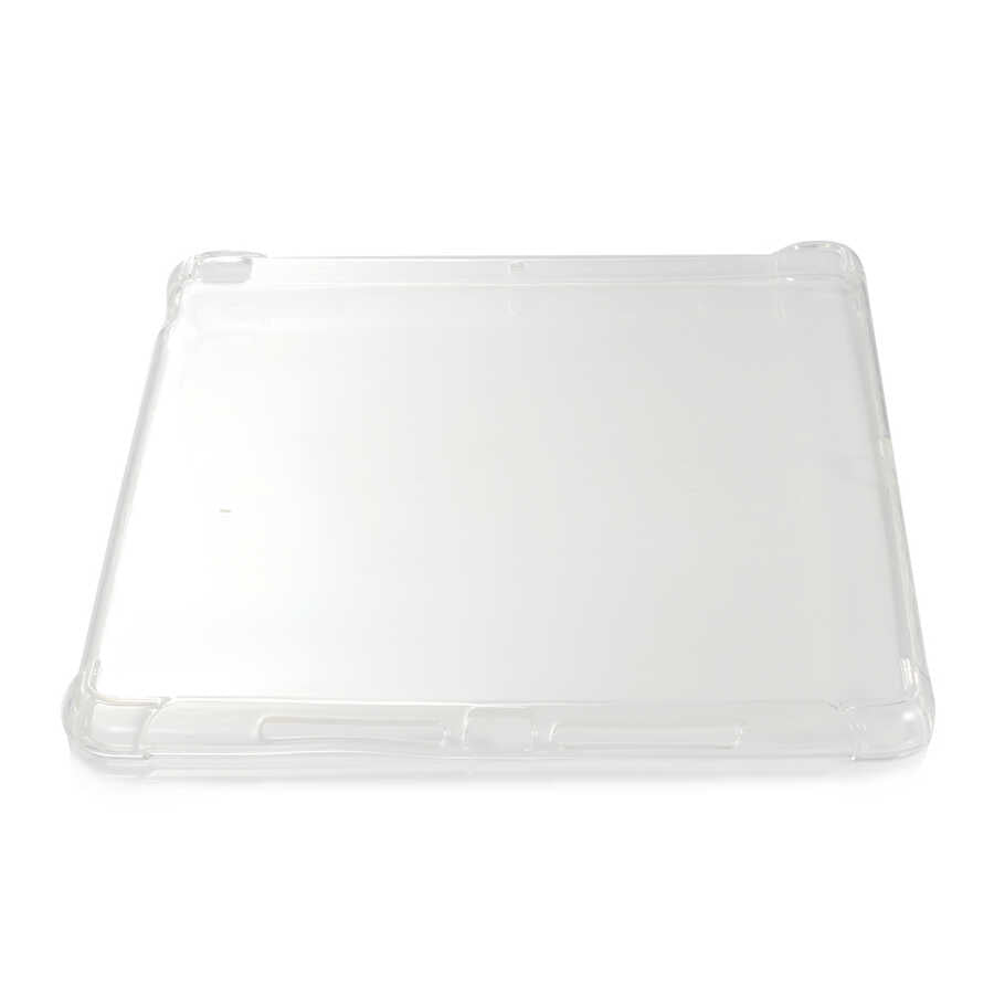 Apple iPad 10.2 2021 (9.Nesil) Kılıf Zore Tablet Nitro Anti Shock Silikon Kapak Renksiz
