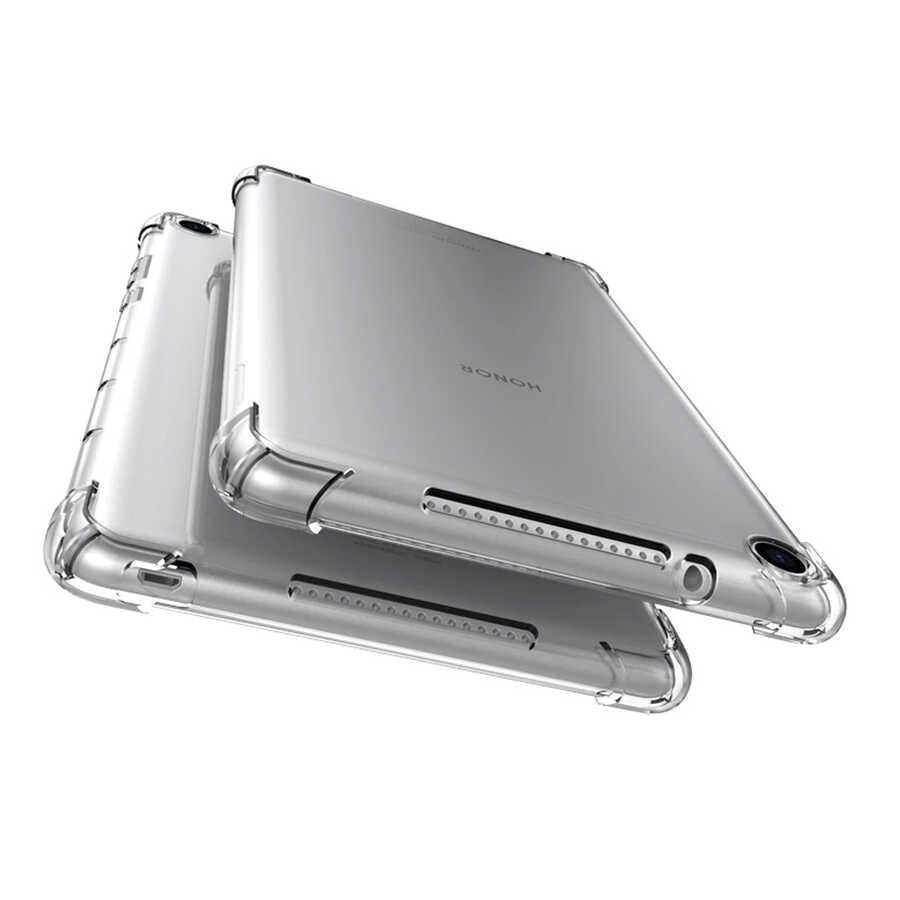 Apple iPad 10.2 2021 (9.Nesil) Kılıf Zore Tablet Nitro Anti Shock Silikon Kapak Renksiz