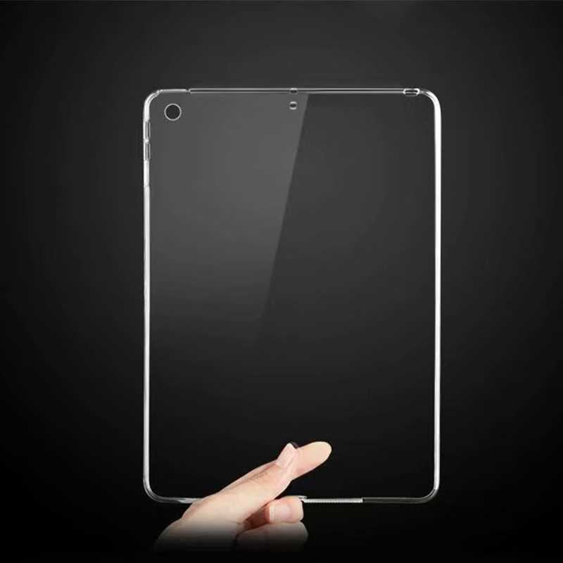 Apple iPad 10.2 2021 (9.Nesil) Kılıf Zore Tablet Süper Silikon Kapak Siyah