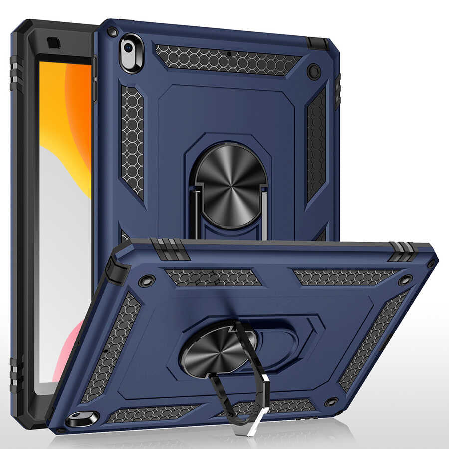 Apple iPad 10.2 2021 (9.Nesil) Kılıf Zore Tablet Vega Kapak Mavi