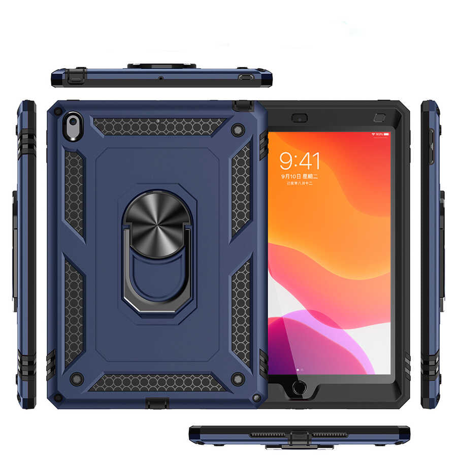 Apple iPad 10.2 2021 (9.Nesil) Kılıf Zore Tablet Vega Kapak Mavi