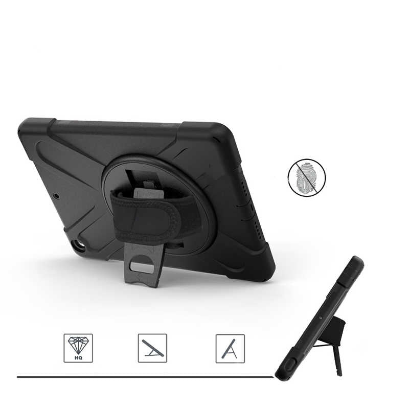 Apple iPad 10.2 2021 (9.Nesil) Zore Defender Tablet Silikon Siyah