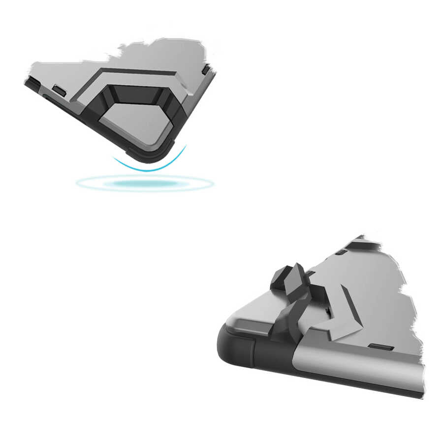 Apple iPad 10.2 (8.Nesil) Zore Defens Tablet Silikon Siyah