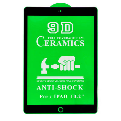 Apple iPad 10.2 (8.Nesil) Zore Tablet Seramik Ekran Koruyucu Siyah