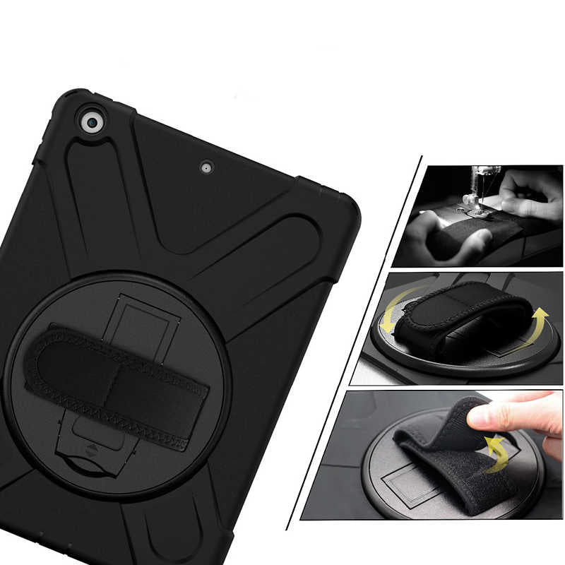 Apple iPad 10.2 (8.Nesil) Zore Defender Tablet Silikon Siyah