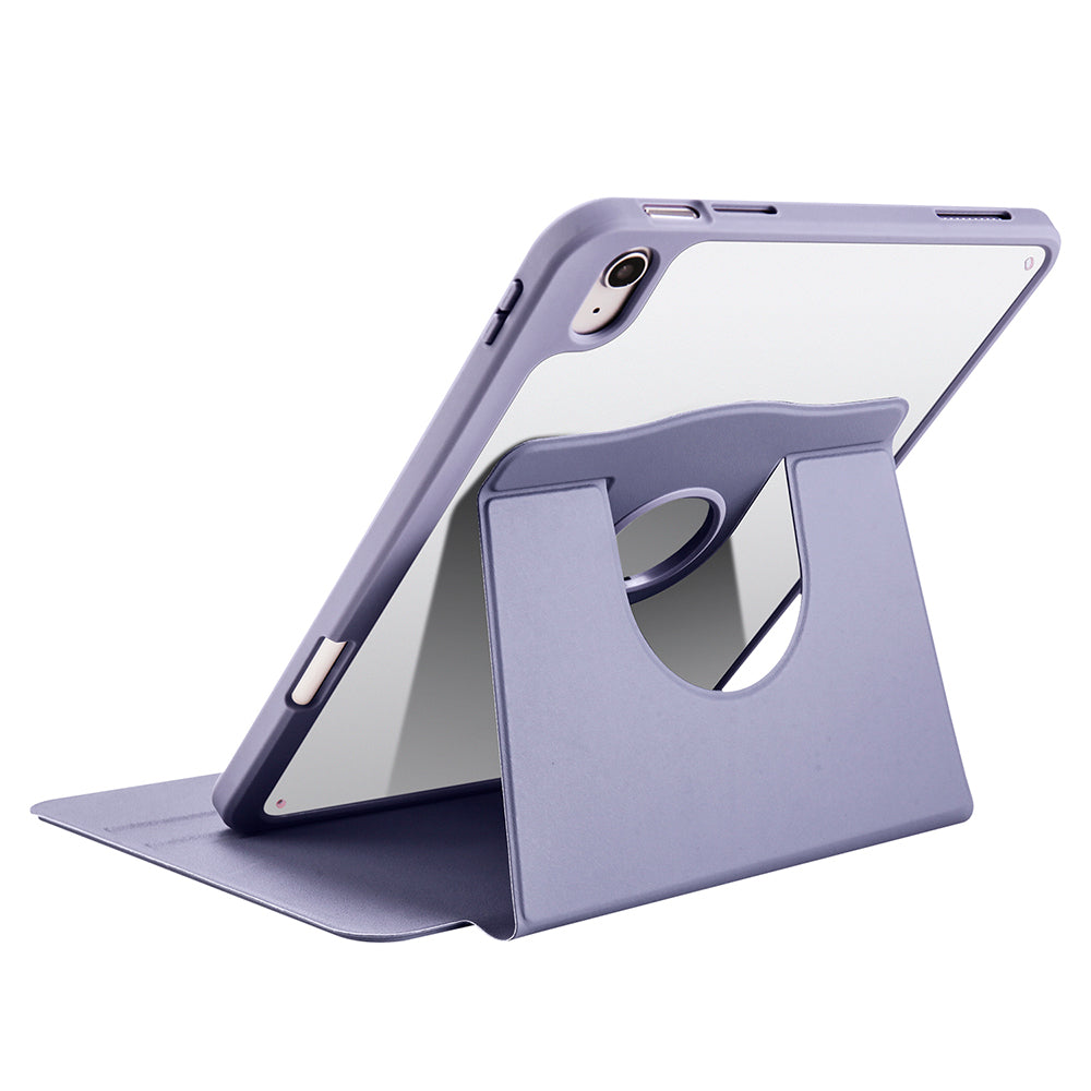 Apple iPad 10.9 2022 (10.Nesil) Kılıf Zore Termik Kalem Bölmeli Dönebilen Standlı Kılıf Koyu Yeşil