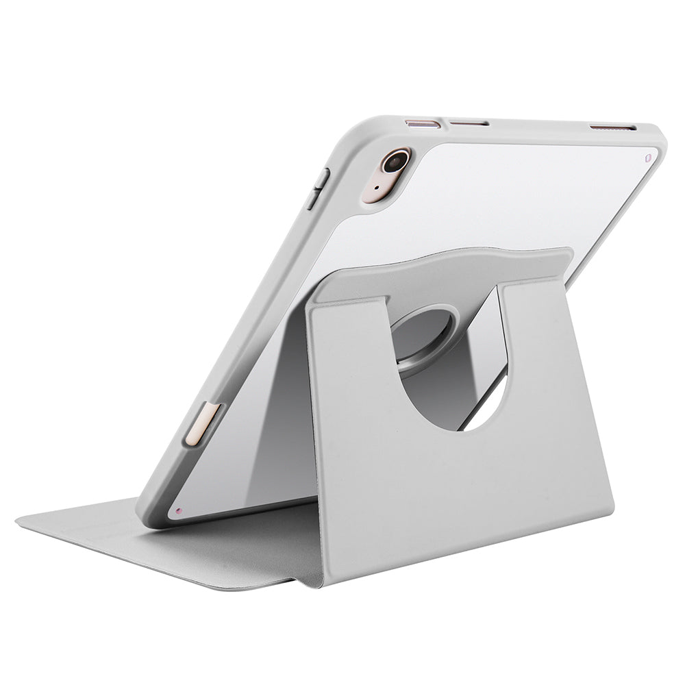 Apple iPad 10.9 2022 (10.Nesil) Kılıf Zore Termik Kalem Bölmeli Dönebilen Standlı Kılıf Siyah