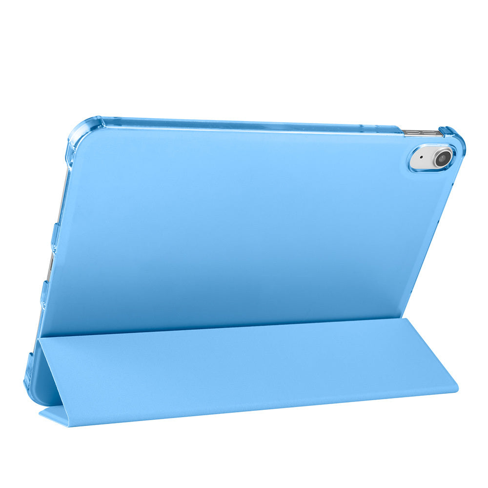 Apple iPad 11.Nesil 2025 Zore Smart Cover Kalem Bölmeli Standlı 1-1 Kılıf Siyah