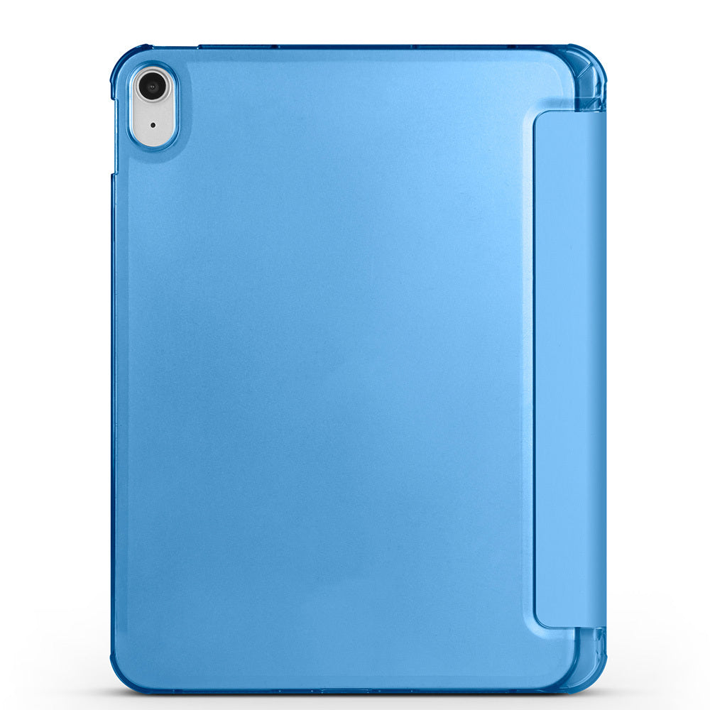 Apple iPad 11.Nesil 2025 Zore Smart Cover Kalem Bölmeli Standlı 1-1 Kılıf Rose Gold