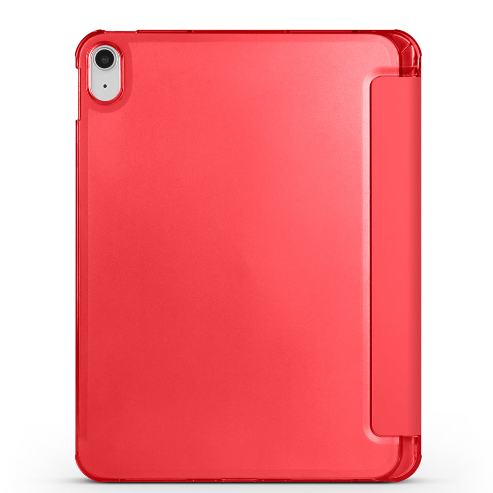 Apple iPad 11.Nesil 2025 Zore Smart Cover Kalem Bölmeli Standlı 1-1 Kılıf Rose Gold