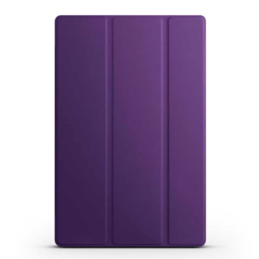 Apple iPad 11.Nesil 2025 Zore Smart Cover Standlı 1-1 Kılıf Mor