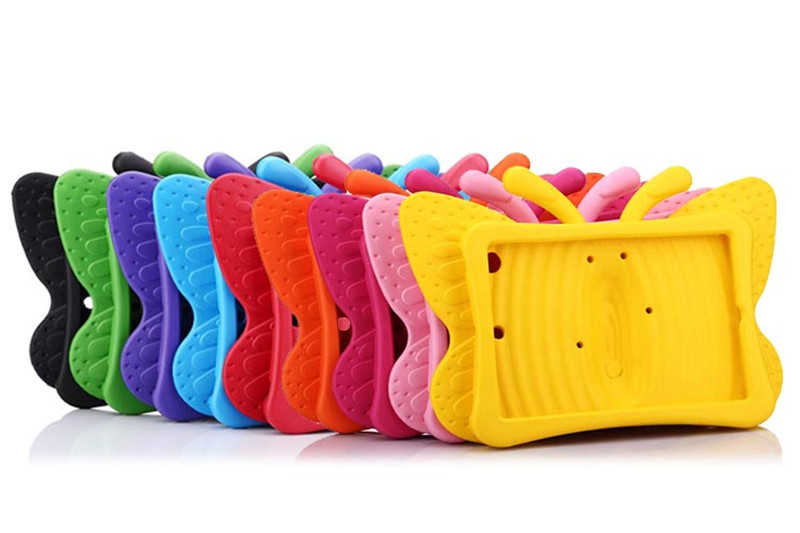 Apple iPad 2 3 4 Zore Butterfly Standlı Tablet Kılıf Mor