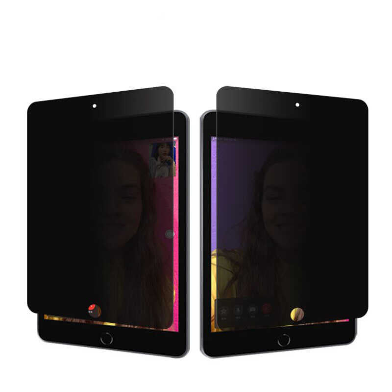 Apple iPad 2 3 4 Zore Tablet Privacy Temperli Cam Ekran Koruyucu Siyah
