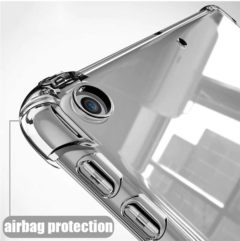 Apple iPad 6 Air 2 Kılıf Zore Tablet Nitro Anti Shock Silikon Kapak Renksiz