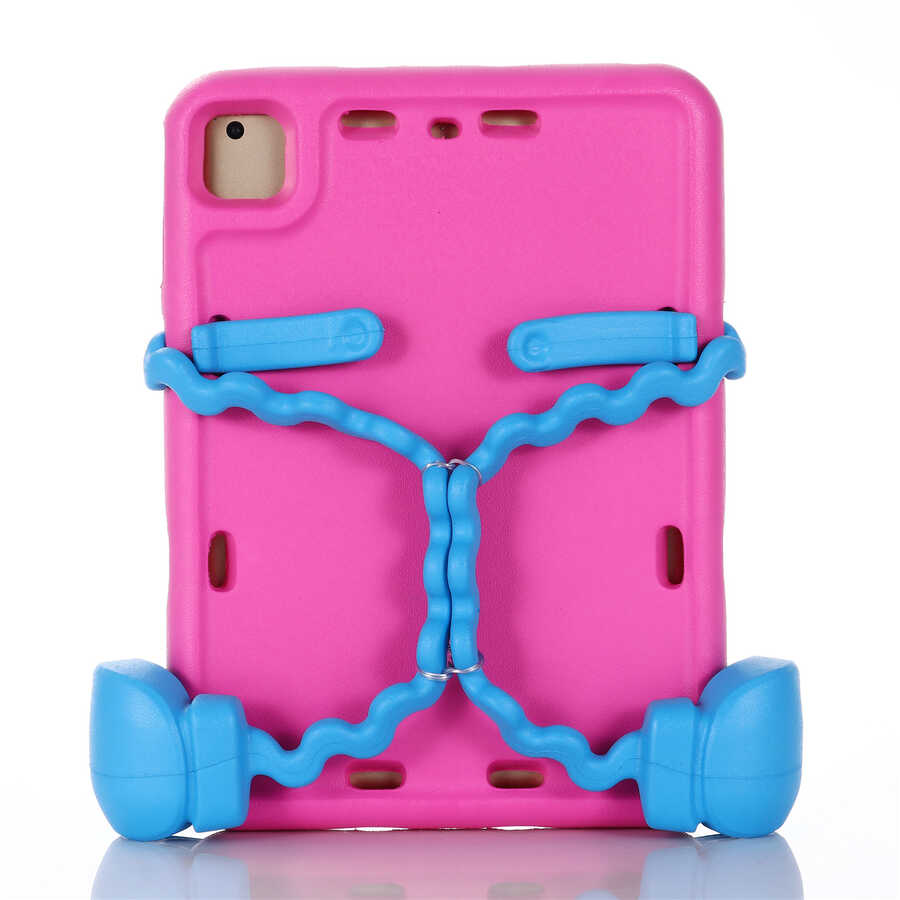 Apple iPad 6 Air 2 Zore Eva Boxer Tablet Silikon Pembe Koyu