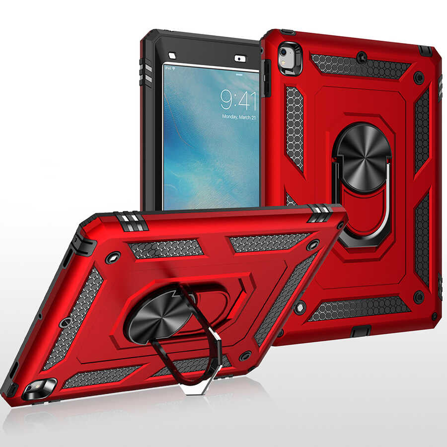 Apple iPad 9.7 2017 (5.Nesil) Kılıf Zore Tablet Vega Kapak Siyah